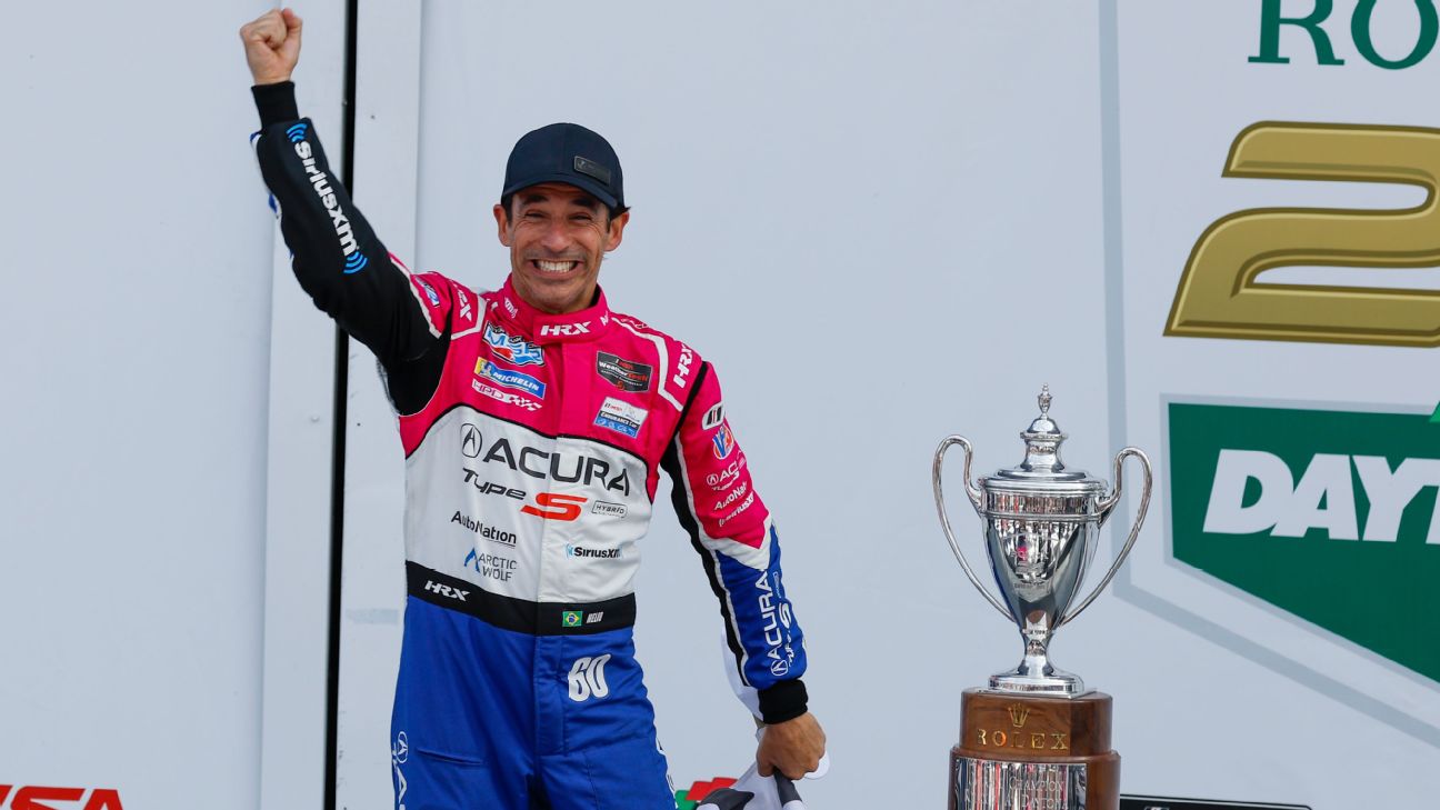 Castroneves first driver to win 3 Rolex 24s in row