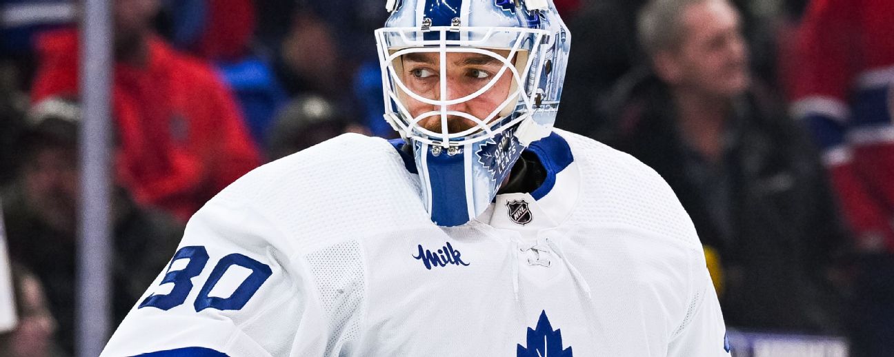 Maple Leafs goaltender Matt Murray (hip) out at least 4 weeks - ESPN