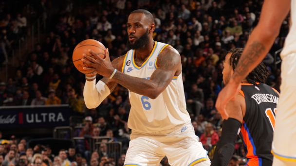 Lakers' LeBron James moves to fourth place on NBA's all-time assists list