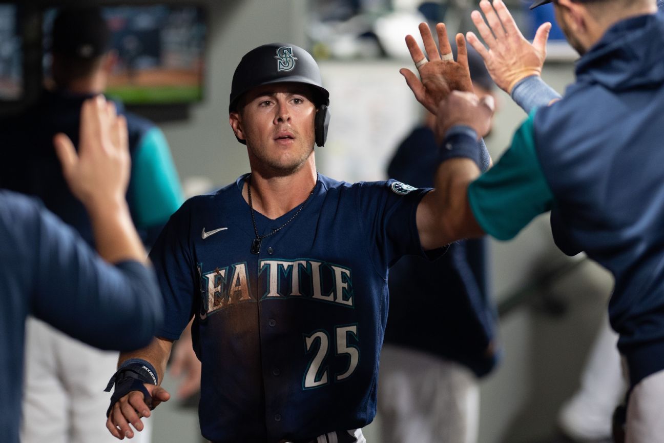 May 18, 2022, Toronto, ON, Canada: Seattle Marinersâ€šÃ„Ã´ Adam