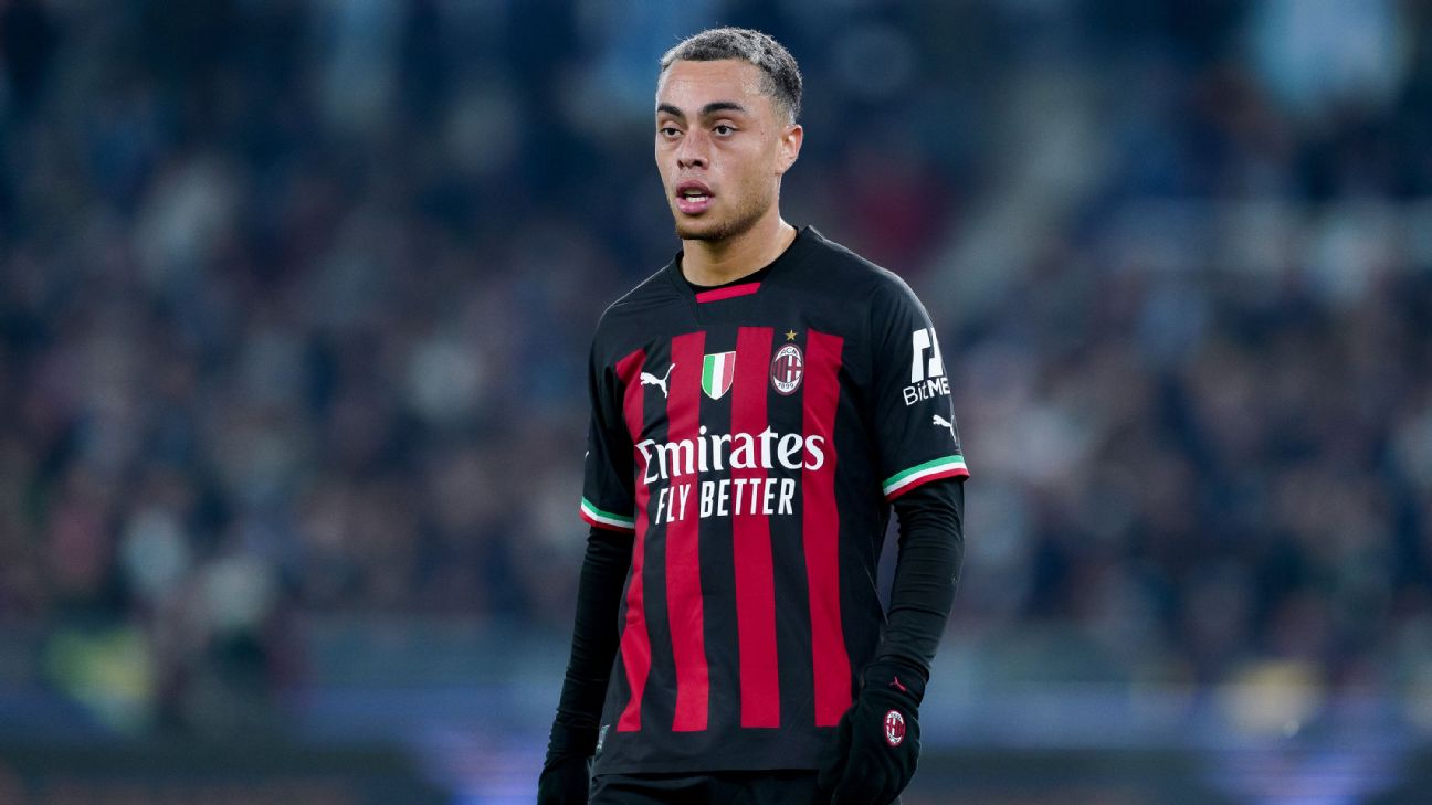 USMNT's Dest removed from Milan's UCL squad