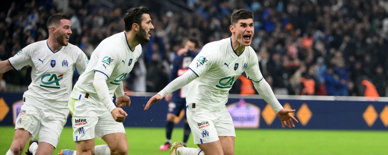 PSG knocked out of French Cup by Marseille
