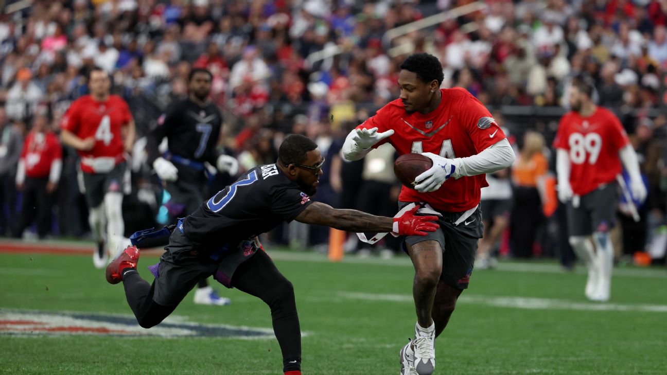 ESPN's Multi-Day 2023 Pro Bowl Games Coverage to Showcase Three 7-on-7 Flag  Football Games and Eight Skills Challenges as New Format Highlights NFL  Stars' Personalities and Extraordinary Skills - ESPN Press Room