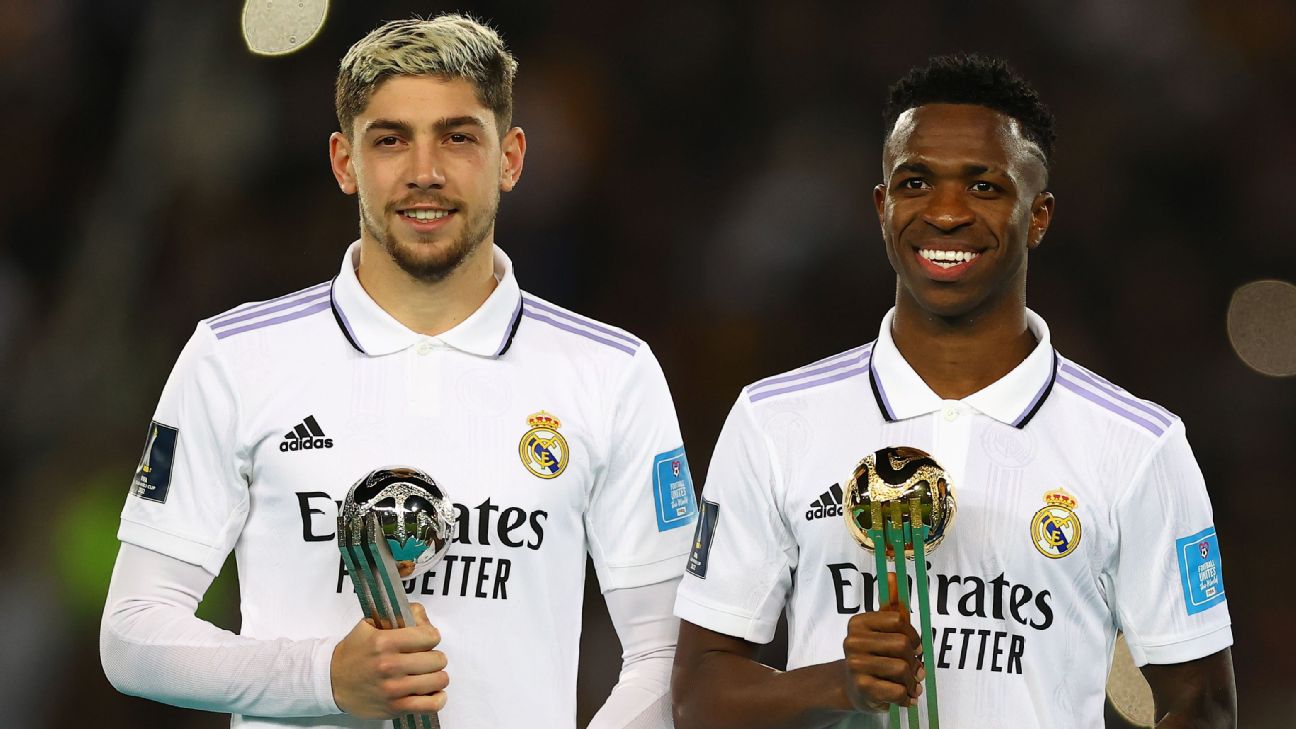 Real Madrid's Ancelotti hails Valverde, Vinicius after CWC win