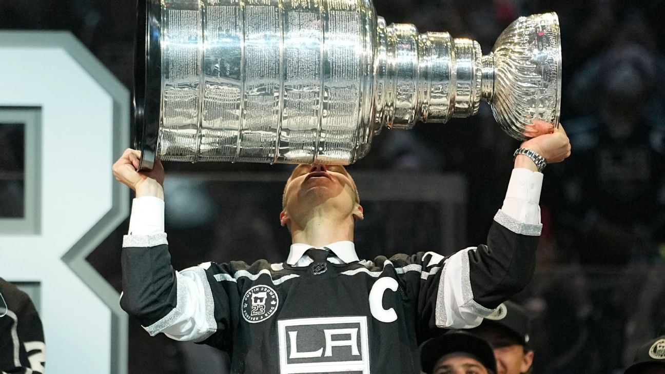 The LA Kings will honor Dustin Brown with a statue on February 11th 20