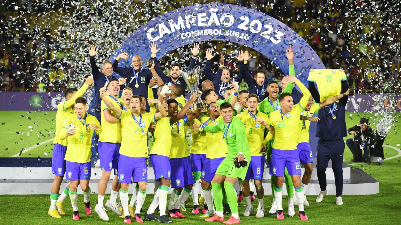 Brazilian stars of the future win under 20 World Cup