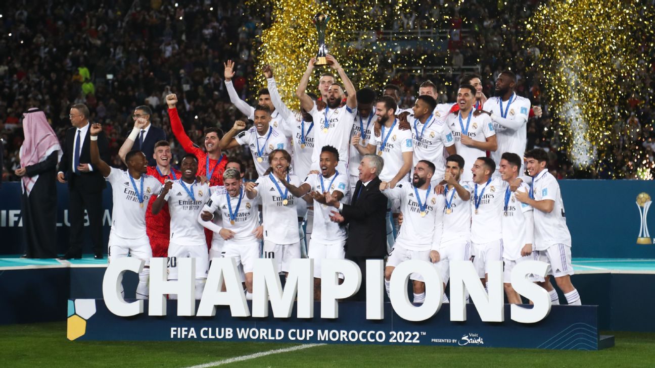 Real Madrid won their 100th trophy at FIFA Club World Cup