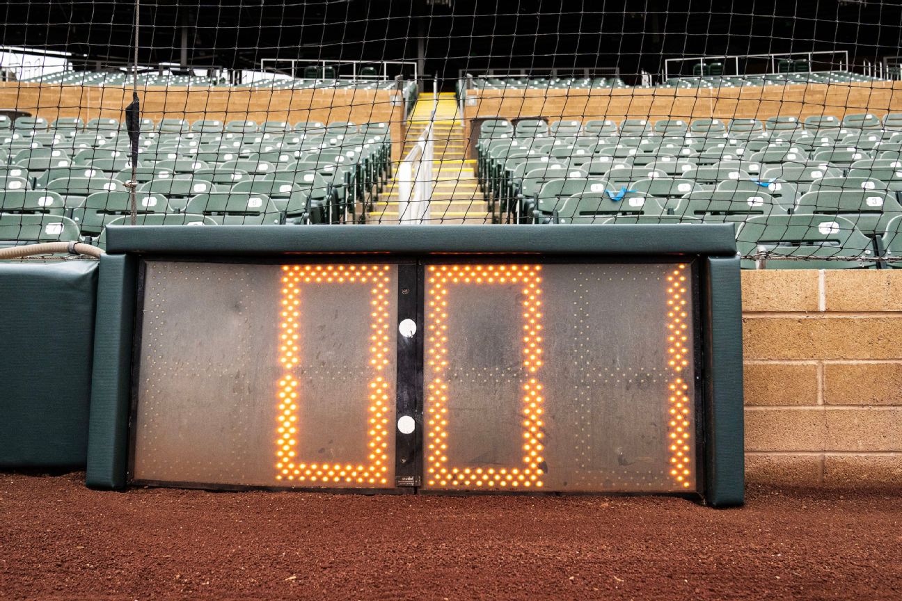 MLBPA wants tweak to pitch timer before playoffs