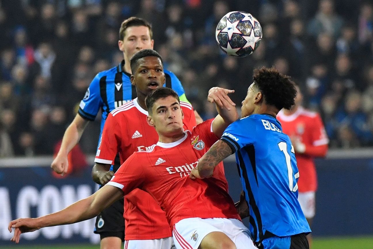 Benfica set to test struggling Club Brugge - AS USA