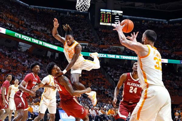 Rocky at the top: Vols take down No. 1 Alabama