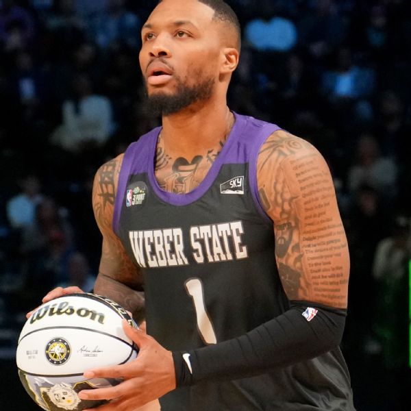 Lillard outlasts Hield, Haliburton in 3-point contest