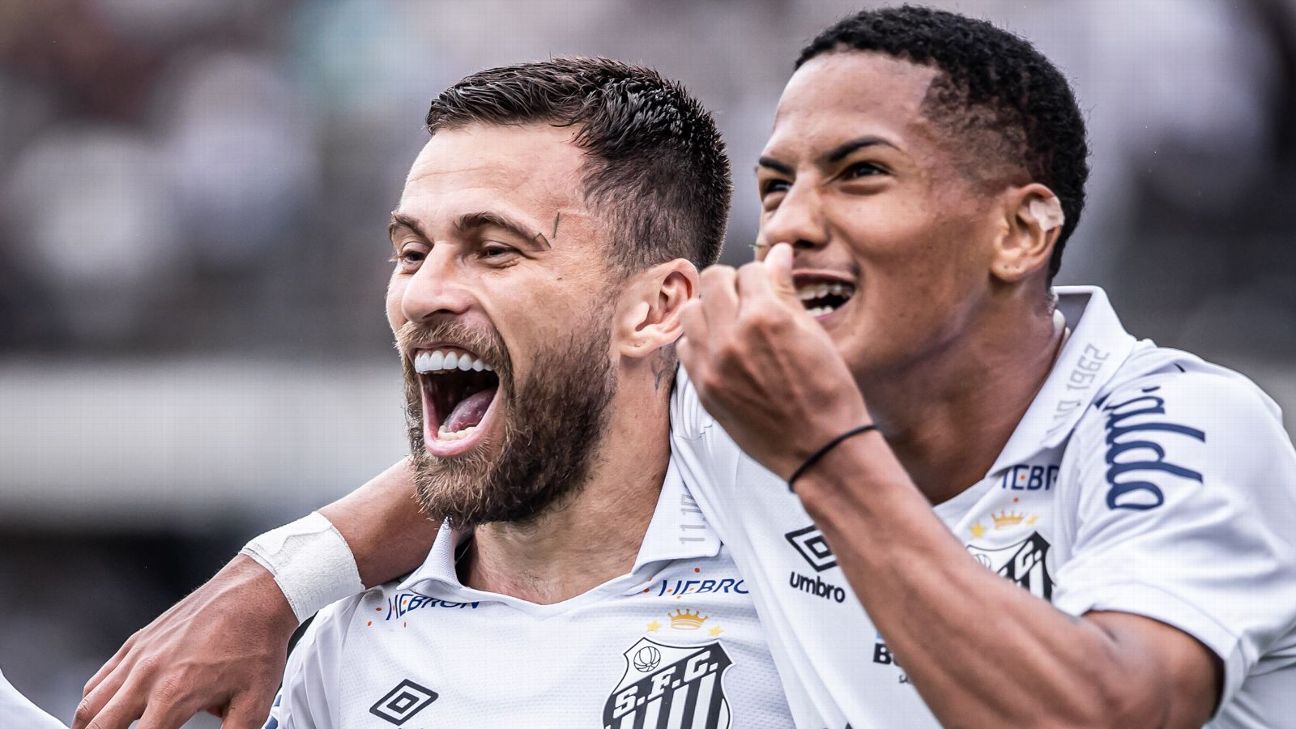 Brasileirão: Santos e Inter empatam em jogo com golaço de Lucas Lima -  Superesportes