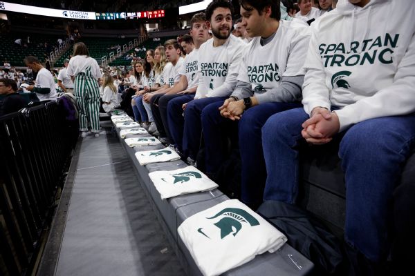 Spartans win in emotional return to home court