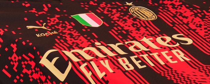 AC Milan kit re-imagines stripes in gloriously retro 8-bit - ESPN