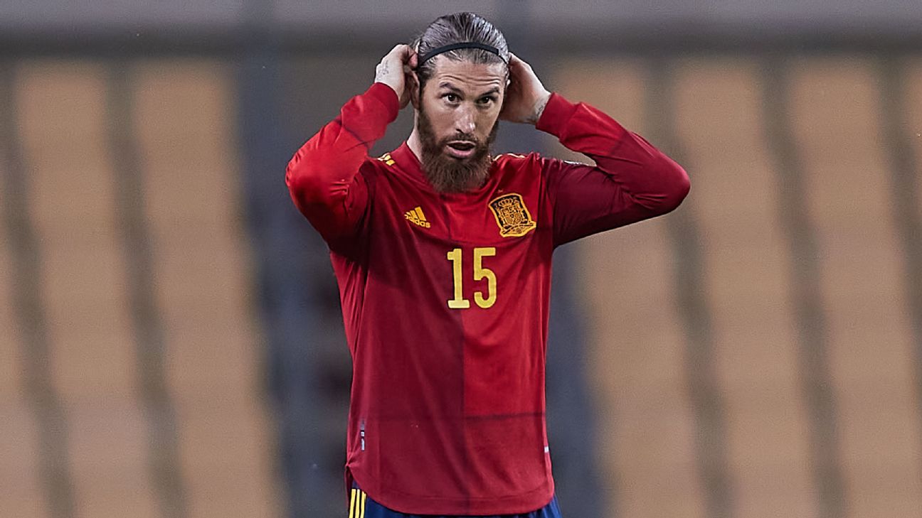 Sergio Ramos announces reluctant retirement from Spain duty