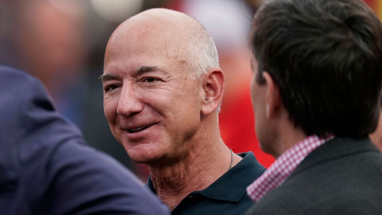 Jeff Bezos Washington Commanders: Jeff Bezos says The Washington Post is  not up for sale - The Economic Times