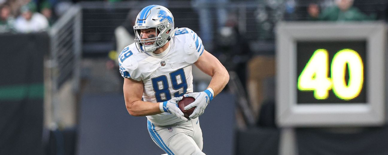 Detroit Lions tight end James Mitchell (82) is seen after an NFL football  game against the Dallas Cowboys, Sunday, Oct. 23, 2022, in Arlington,  Texas. Dallas won 24-6. (AP Photo/Brandon Wade Stock Photo - Alamy