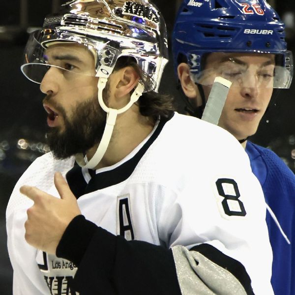 Rangers' Miller spits on Kings' Doughty, ejected