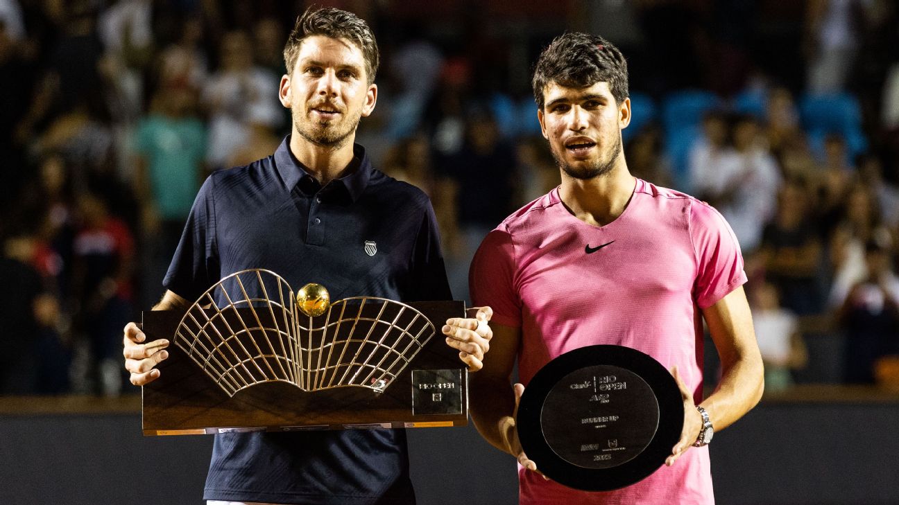 Carlos Alcaraz, número 1 do mundo, estará no Rio Open 2023