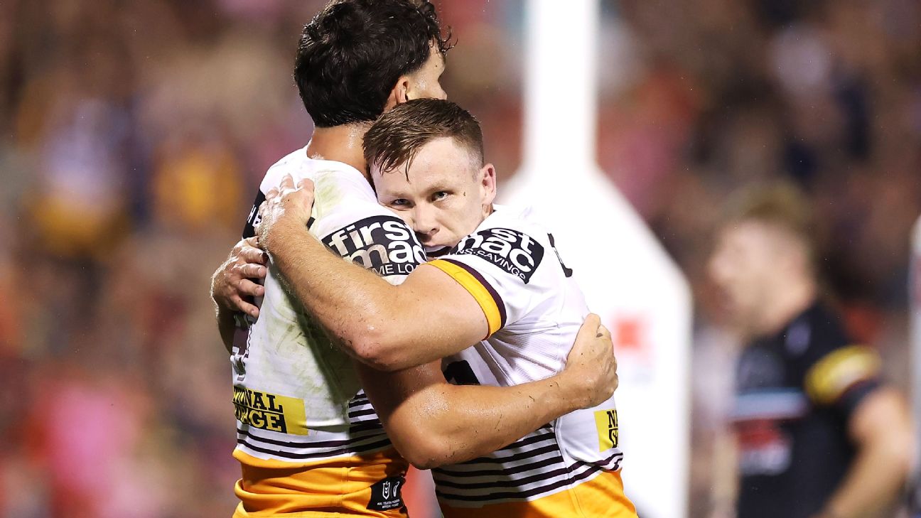 NRL 2023: Adam Reynolds' field goal gives Brisbane Broncos upset