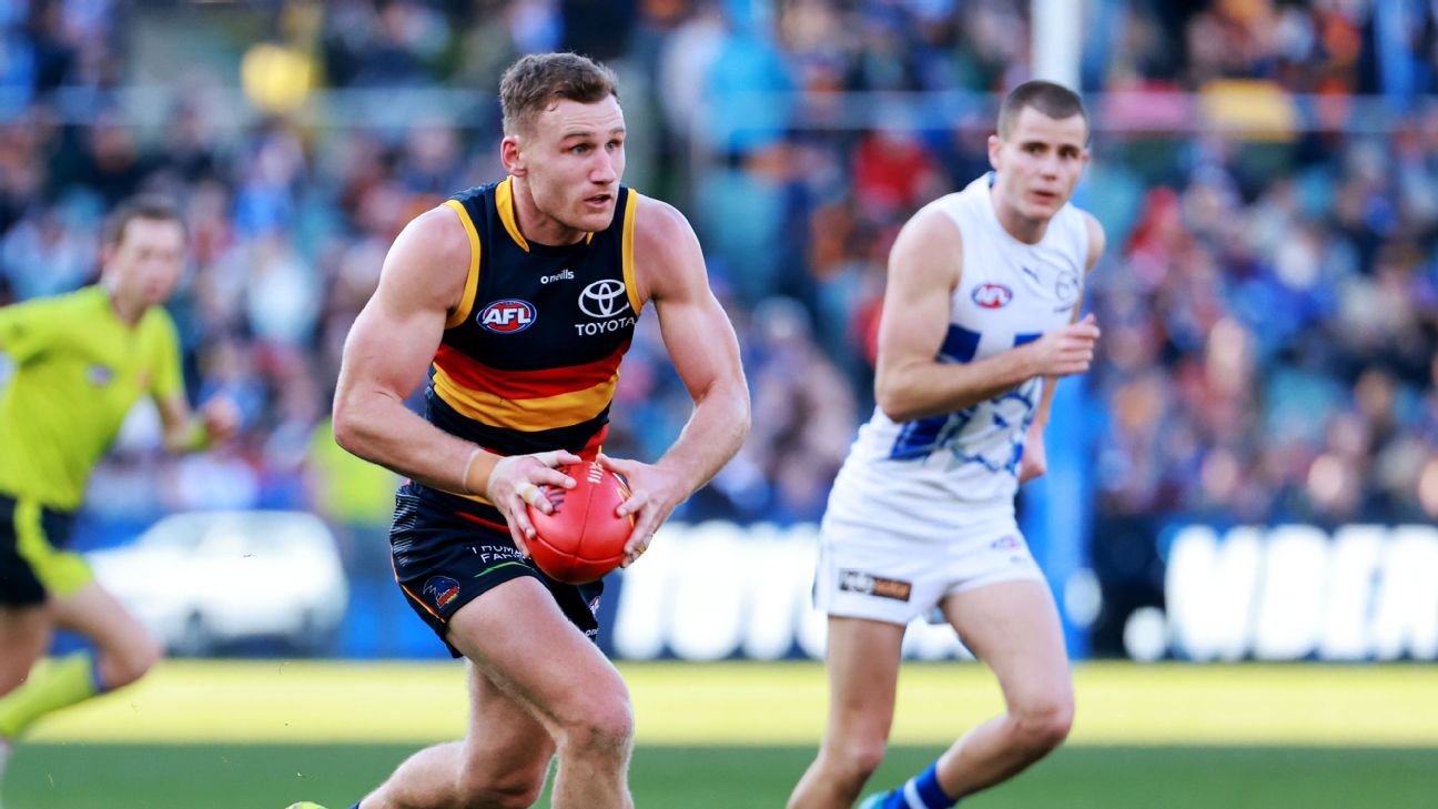 AFL Adelaide Crows boast most potent attack in years, says Rory Laird - ESPN