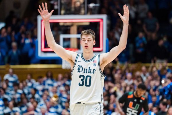 Duke’s Filipowski stays; Top-10 recruit wants out