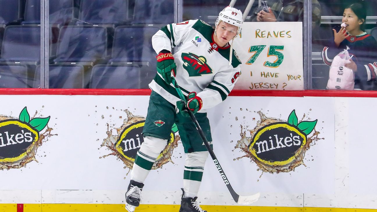 Wild's leading scorer Kirill Kaprizov will miss three to four weeks because  of injury