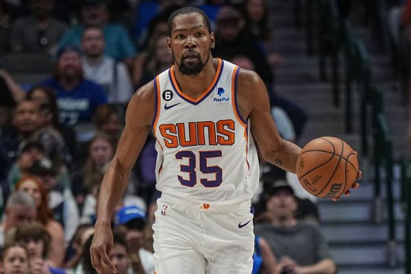 Sources: Durant (ankle) likely to miss 2-3 weeks