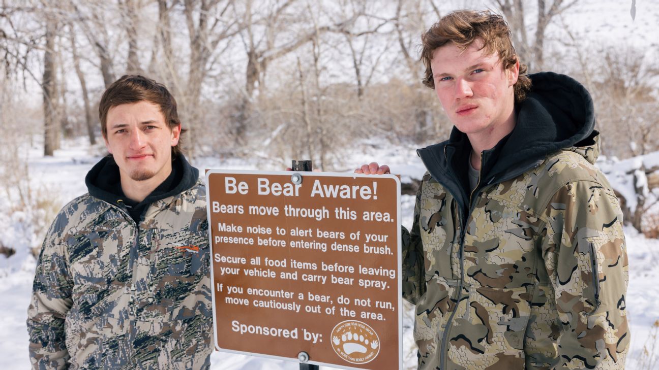 The college wrestlers who took on a grizzly bear