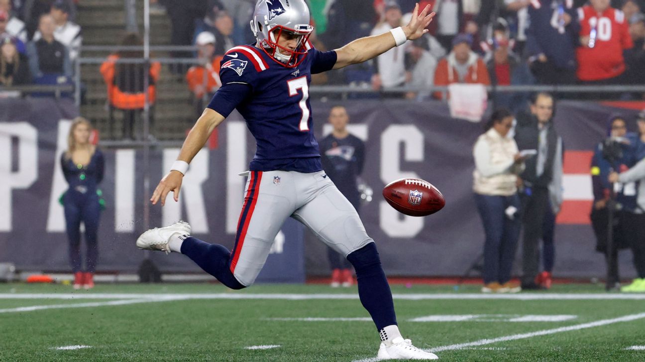 New England Patriots hit with grievance from suspended punter Jake Bailey