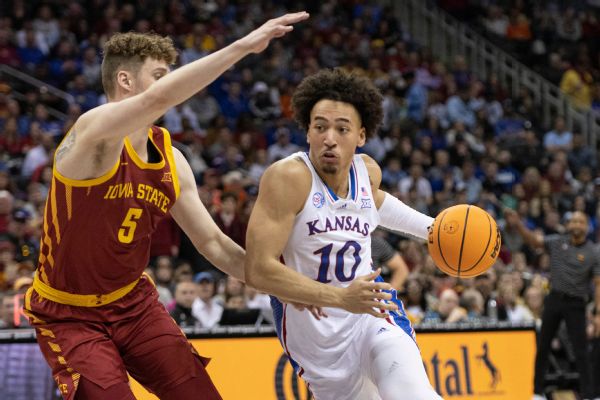 Jayhawks speak to ‘excited’ Self before, after win