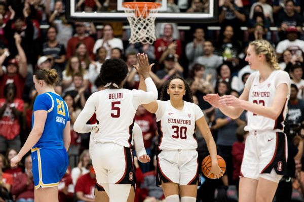 Stanford, Va. Tech earn women’s tourney 1-seeds