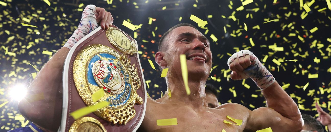 Tim Tszyu KOs Harrison to claim world boxing title