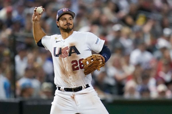 Arenado’s bat, glove spark U.S. in WBC opener