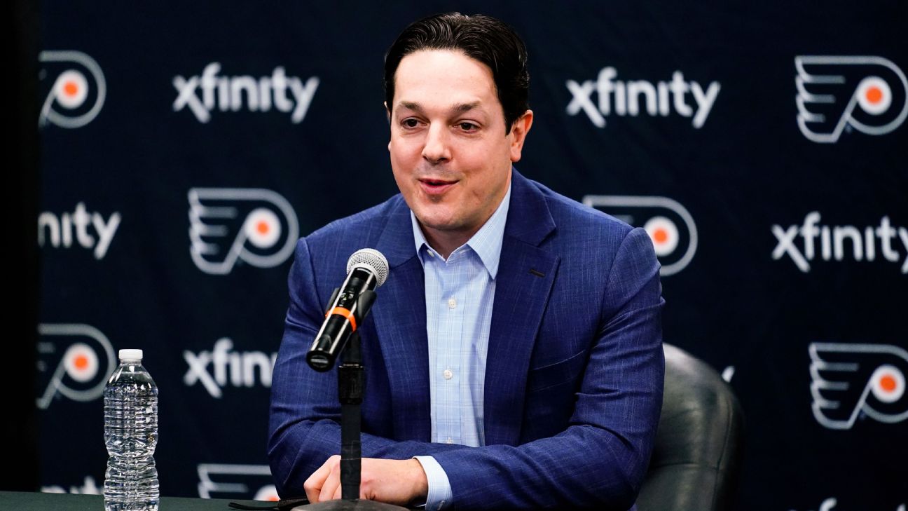 Danny Brière made Flyers' full-time general manager