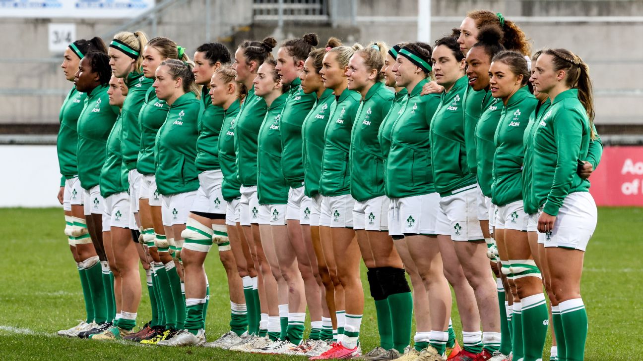 Ireland women's Rugby Team switch shorts to address period concerns
