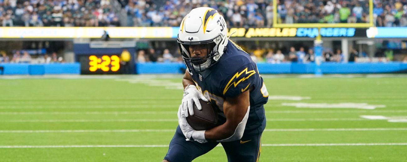 Isaiah Spiller - Los Angeles Chargers Running Back - ESPN