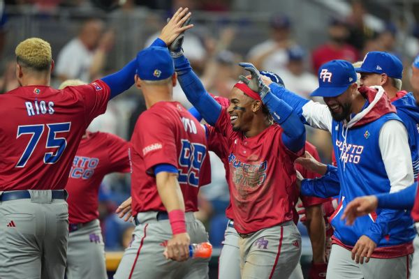 Puerto Rico ousts D.R., but closer E. Diaz injured