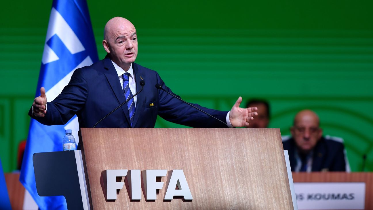 FIFA President Infantino to stand unopposed for third term