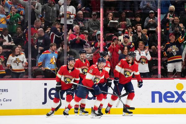 Panthers blitz Habs for 7 goals in 1st, win thriller