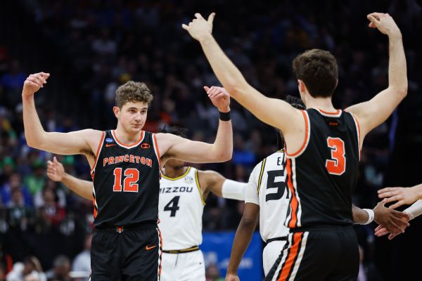 No. 15 Princeton keeps rolling in rout of Mizzou