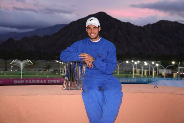 Alcaraz rolls to Indian Wells win, reclaims No. 1