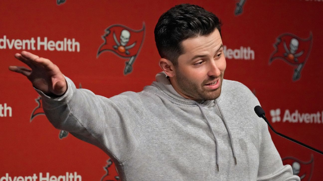 Bucs tee up QB change in OTAs, adapting to Baker Mayfield