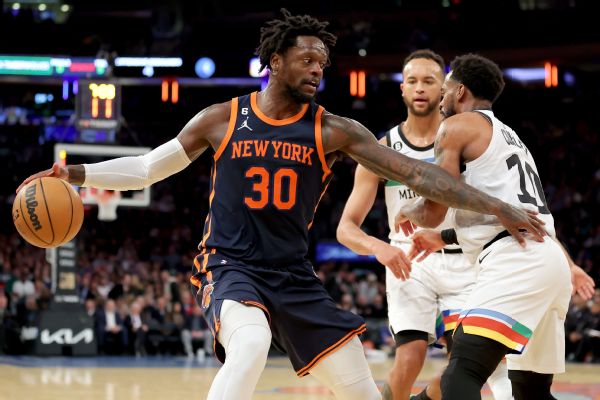 Randle has Knicks’ first 50-point game since Melo