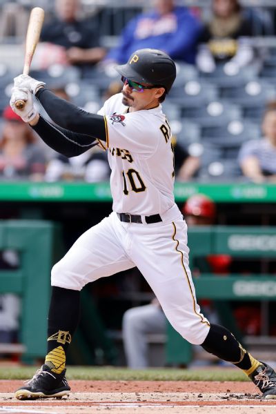 Pirates rookie Bryan Reynolds leaves game with left quad injury