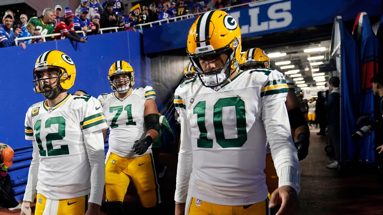 Why Packers rooks may mesh better with Jordan Love than Aaron Rodgers -  ESPN - Green Bay Packers Blog- ESPN