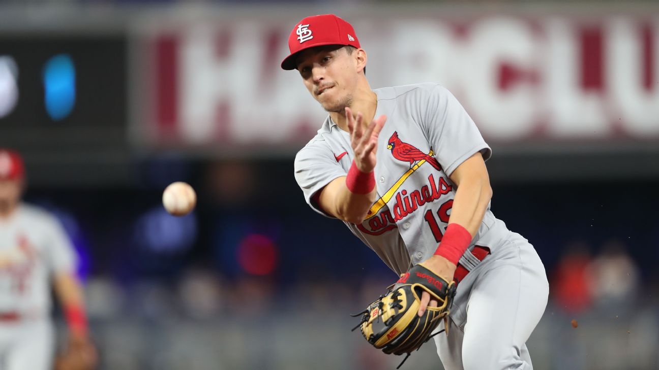 Cardinals place Edman on IL with wrist inflammation and recall rookie  Fermín