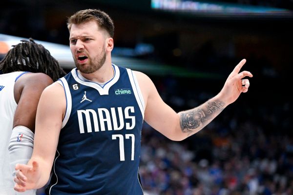 Doncic fined for gesture; Mavericks issue protest