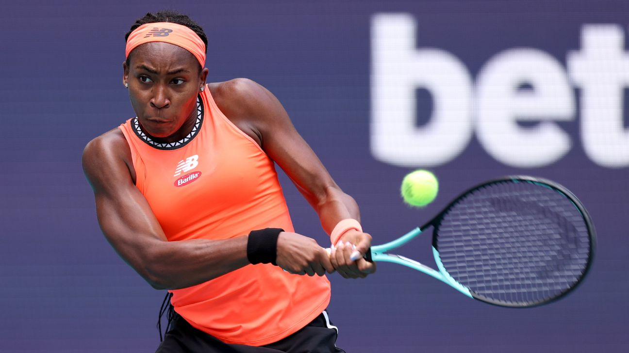 Coco Gauff, Jessica Pegula reach third round of Miami Open