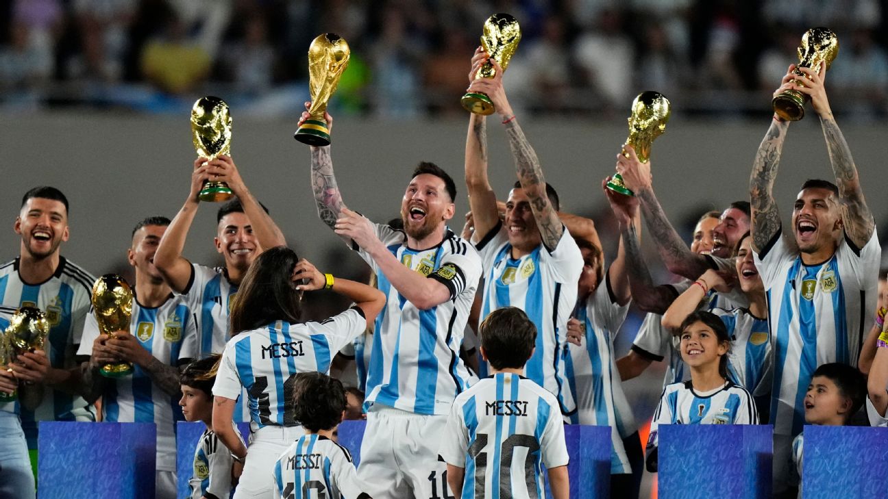 Así se vivió la fiesta de la Selección Argentina en el Monumental - ESPN